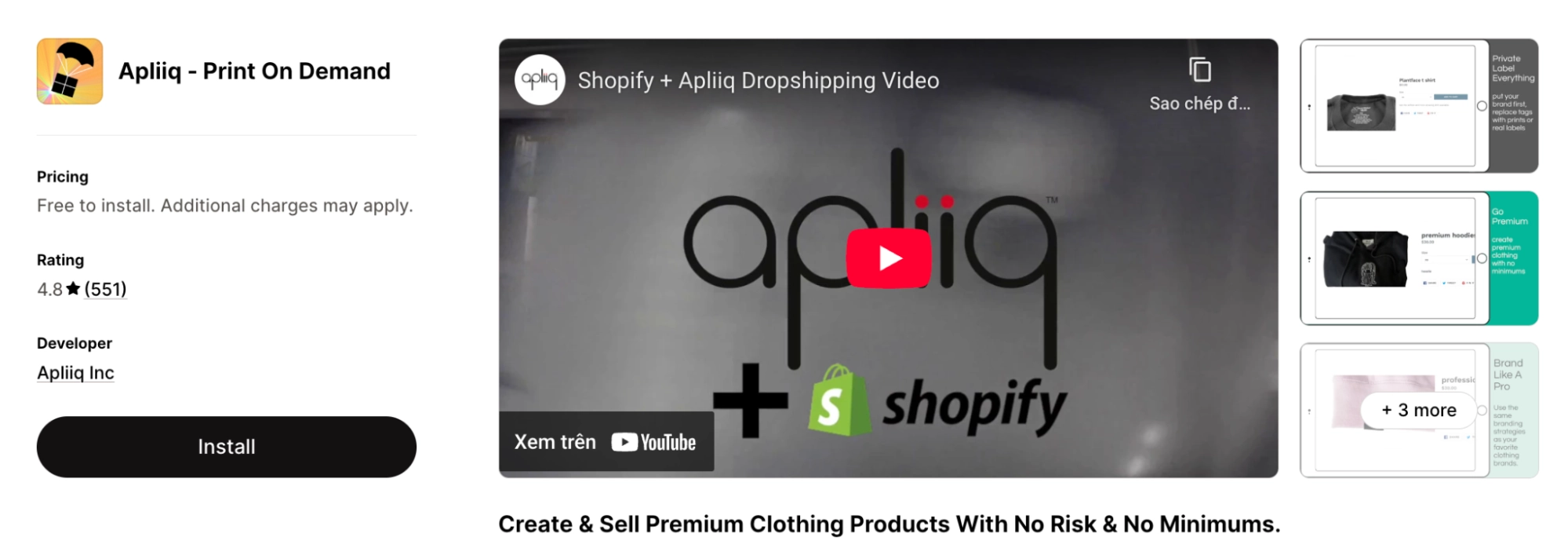 #9. Apliiq: Print On Demand